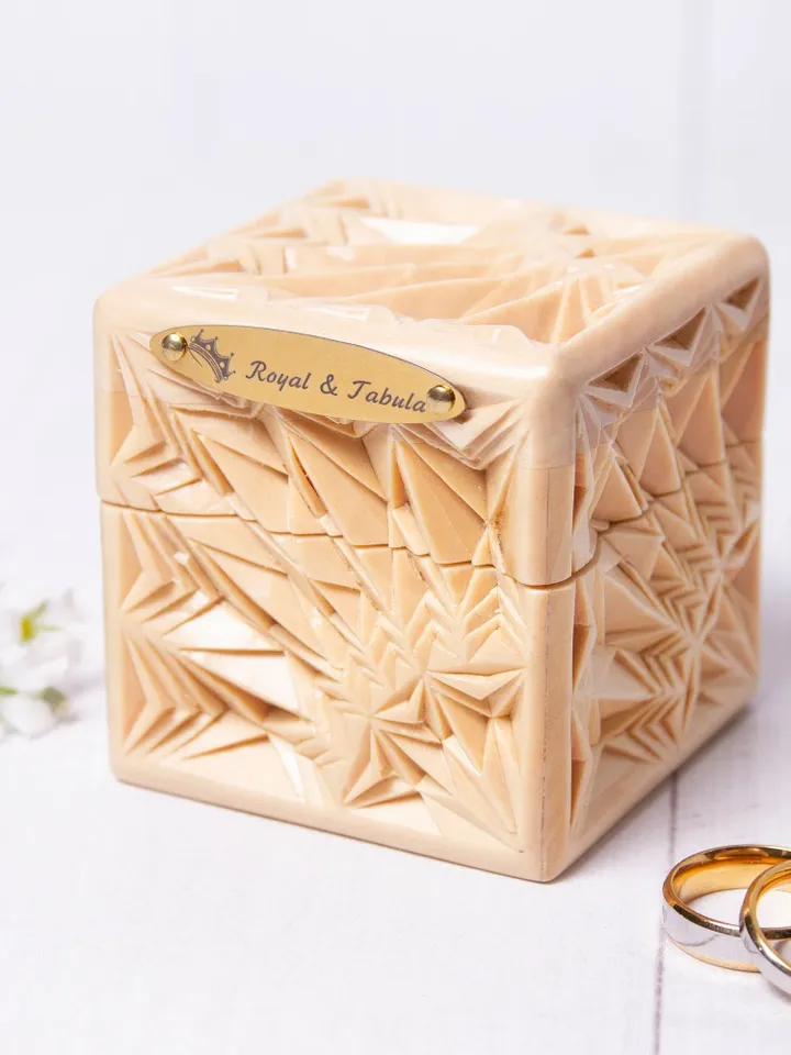 Wood Engagement Ring Box Bearer, Custom Wedding Ring Box, Ring Box Holder, Proposal Ring Box, Wedding Ring Box