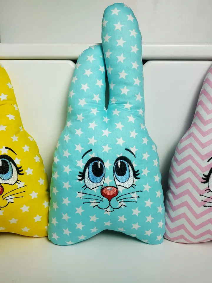 Funny easter bunny, happy easter bunny gift for kids, personalized easter bunny, easter basket ideas, cute easter rabbit