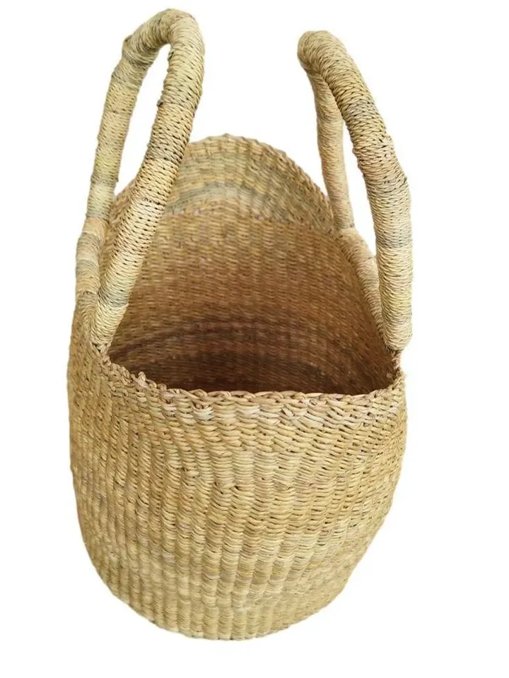 Baby Girl Gift Basket, Baby Boy Gift Basket, Bolga Woven Basket, Birthday Gift Basket, Fruit Basket, Picnic Basket, Harvest Basket