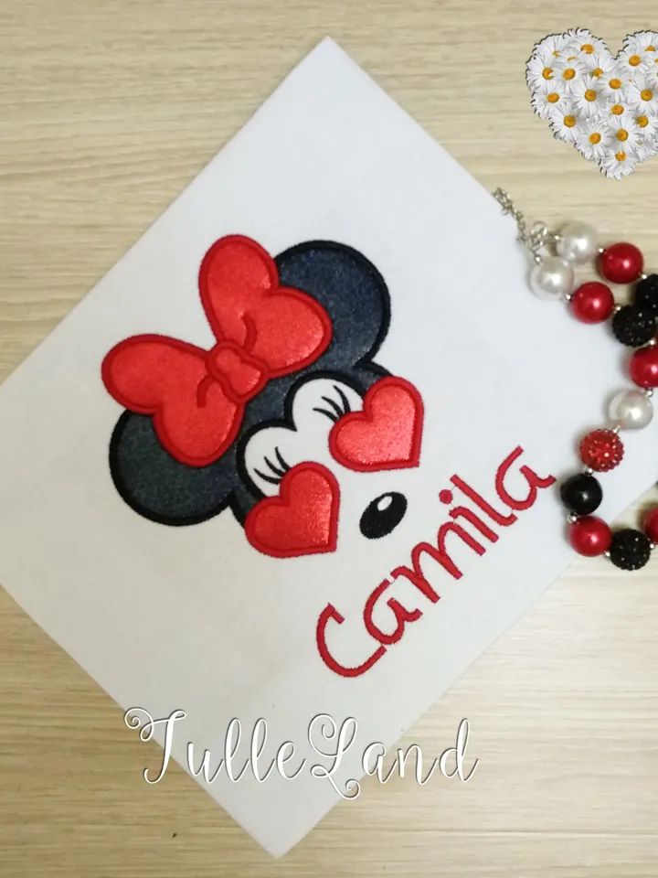 Mouse with glasses Mouse with red Heart Birthday mouse Mouse design for t-shirts Design applique for Machine Embroidery