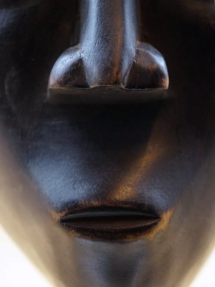 Yoruba Vintage African Mask art