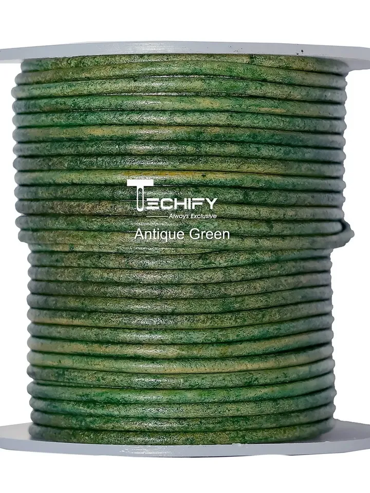 Genuine Round Leather Cord for jewelry making 1/1.5/2/3mm - Many Colors - Bracelet Leather Cord - Boho Cord - 100 Meters