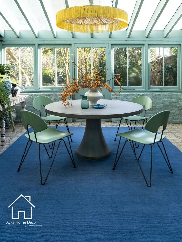 Creep Solid Color Rug Hand Tufted 100% Pure Woolen Area Rug For Hall Kitchen Living Room Bed Room Dining Room Kids Room Carpet / Modern Rugs