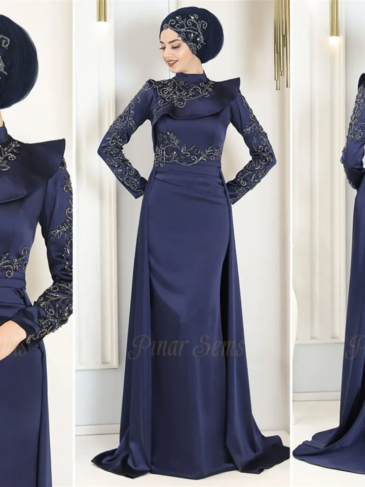 AHUNARE HIJAB - Wedding Dress, Muslim Evening Gown, Nikah, Islamic Wedding, Engagement, Bridesmaid