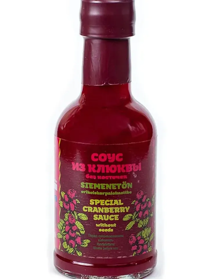 A set of sauces from the berries of the North (cloudberries, cranberries, lingonberries) 3 x 200 gr ( 7.05 oz)