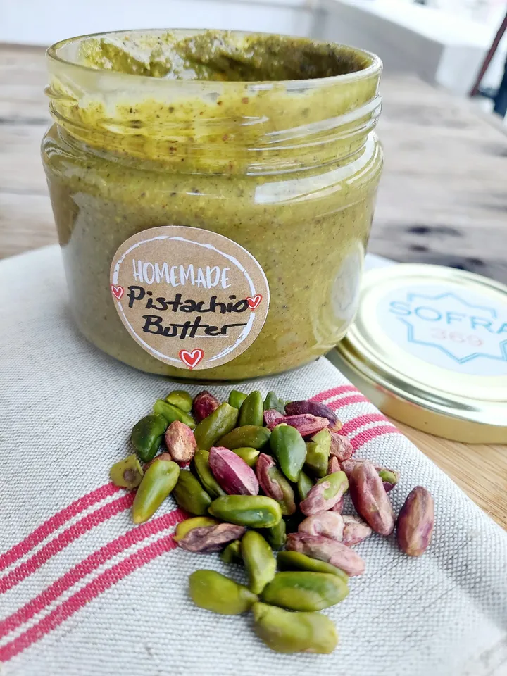 Homemade Organic Pistachio Butter | Roasted-Unsalted Pistachio Cream Spread | Pistachio Paste For Baking
