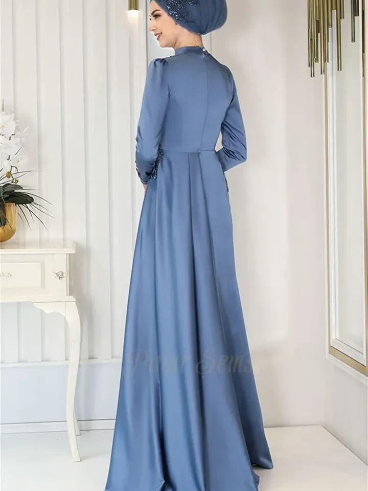 AHUNARE HIJAB - Wedding Dress, Muslim Evening Gown, Nikah, Islamic Wedding, Engagement, Bridesmaid
