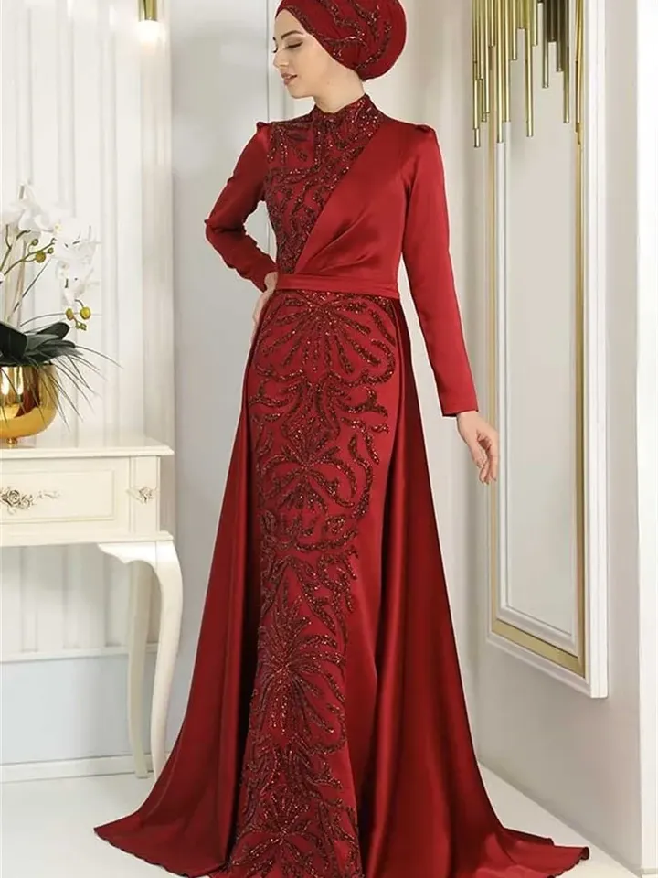 AHUNARE HIJAB - Wedding Dress, Muslim Evening Gown, Nikah, Islamic Wedding, Engagement, Bridesmaid