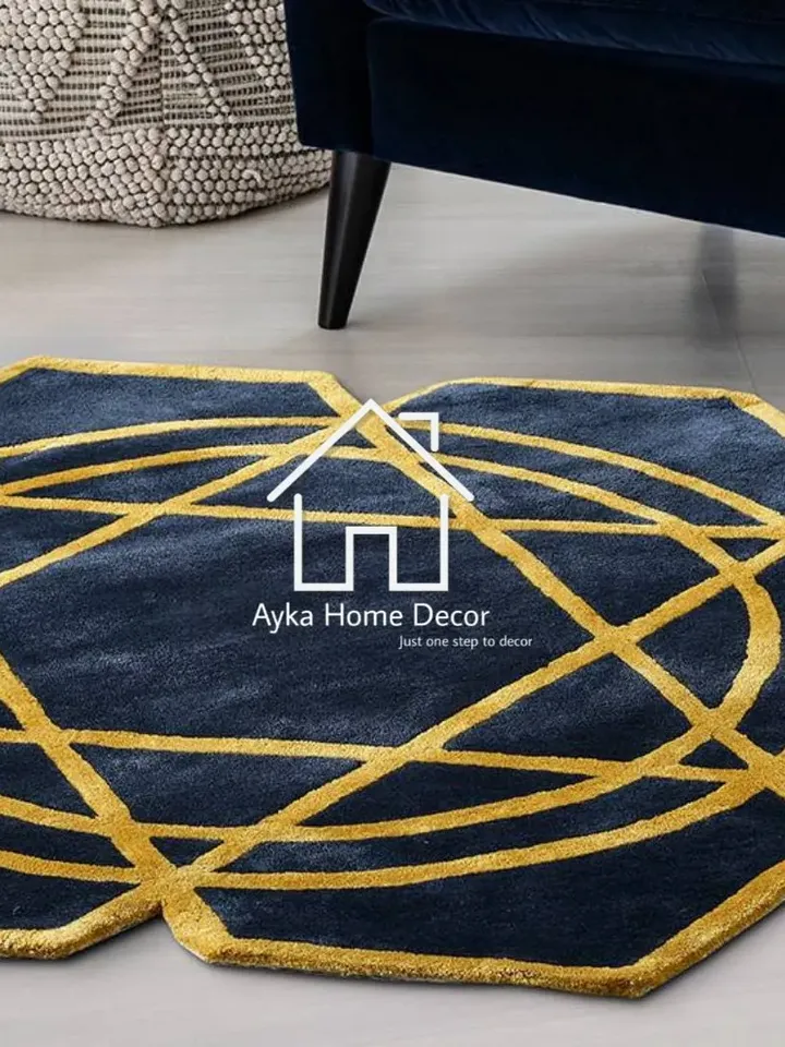 Multi Pomo Viscose Area Rug For Hall Kitchen Living Room Bed Room Bath Room Dining Room Kids Room Carpet / Christmas Gift / Handmade Rugs