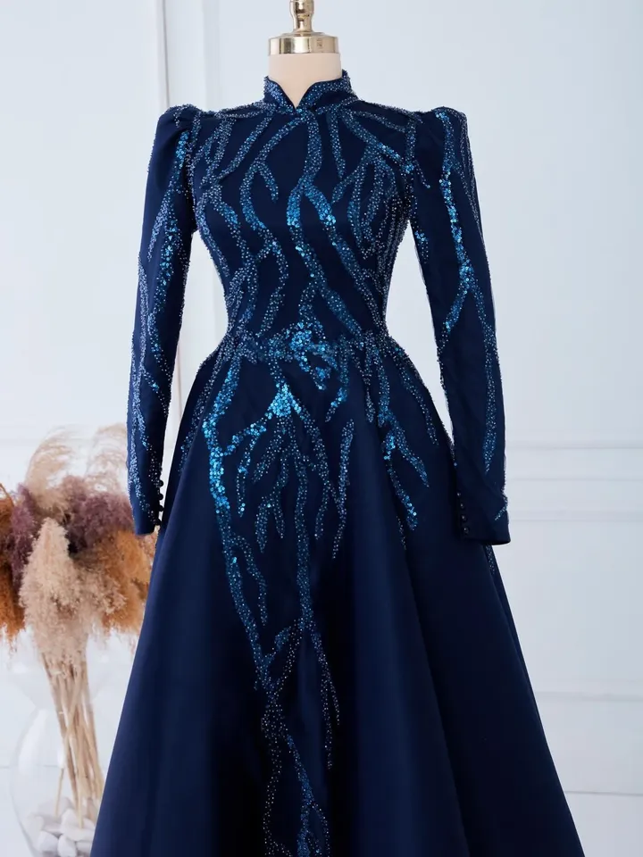 AHUNARE HIJAB - Bridesmaid Dress, Muslim Evening Dress, Nikah, Islamic Wedding, Engagement, Bridesmaid, , Prom Dresses, Long Dress,
