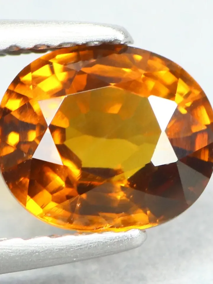 1.41 ct Stunning Rarest Unheated 100% Natural Orange Mali Garnet Loose Gemstone