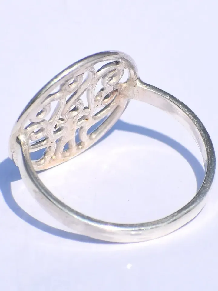 Spiral Ring, Silver Handcrafted Ring, 925 Sterling Silver Ring, Silver Tree Ring, Silver Dainty Ring, Silver Thin Ring, Silver Promise Ring