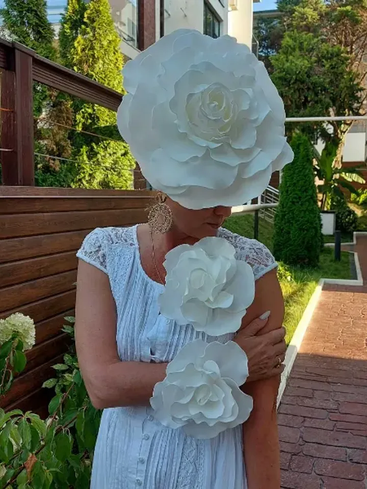 Kit Bridal 3 flowers, wedding fascinator, brooch or boutonniere, bracelet, white rose bride accessories