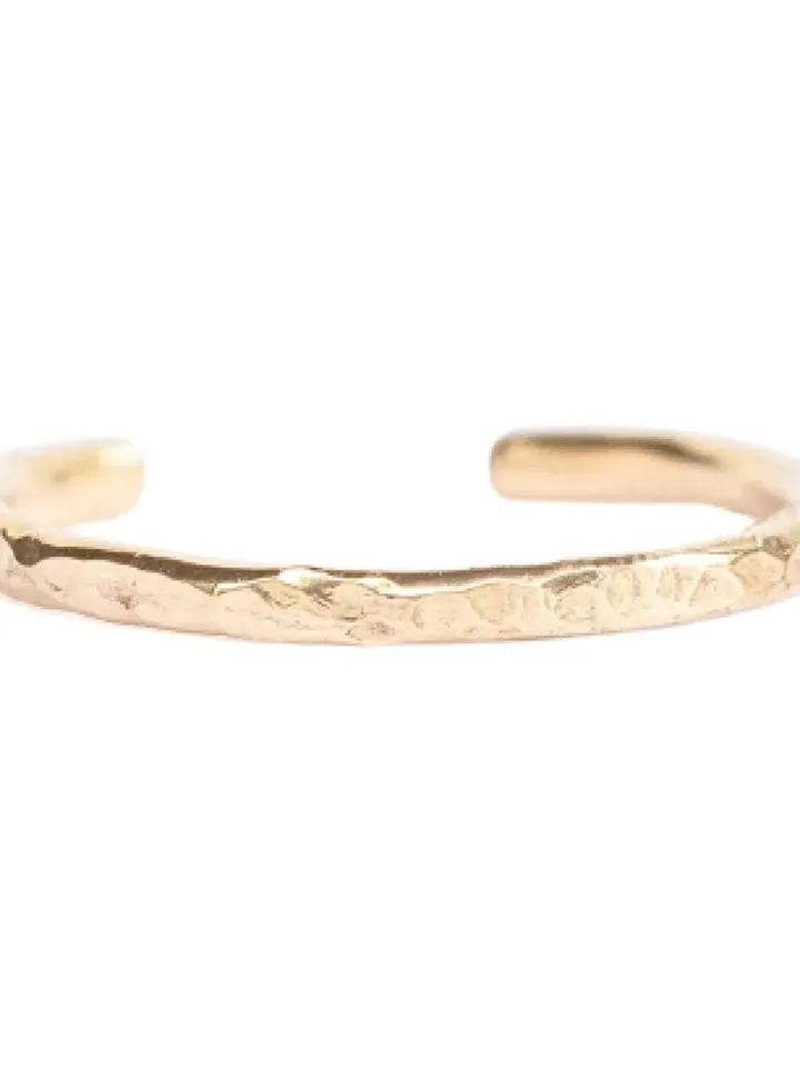 Adjustable Hawaiian Toe Ring, 14k Gold Filled Hawaiian Adjustable Open Toe Ring One Size Fits Most Toes, No pinch Gold Toe Ring for Women
