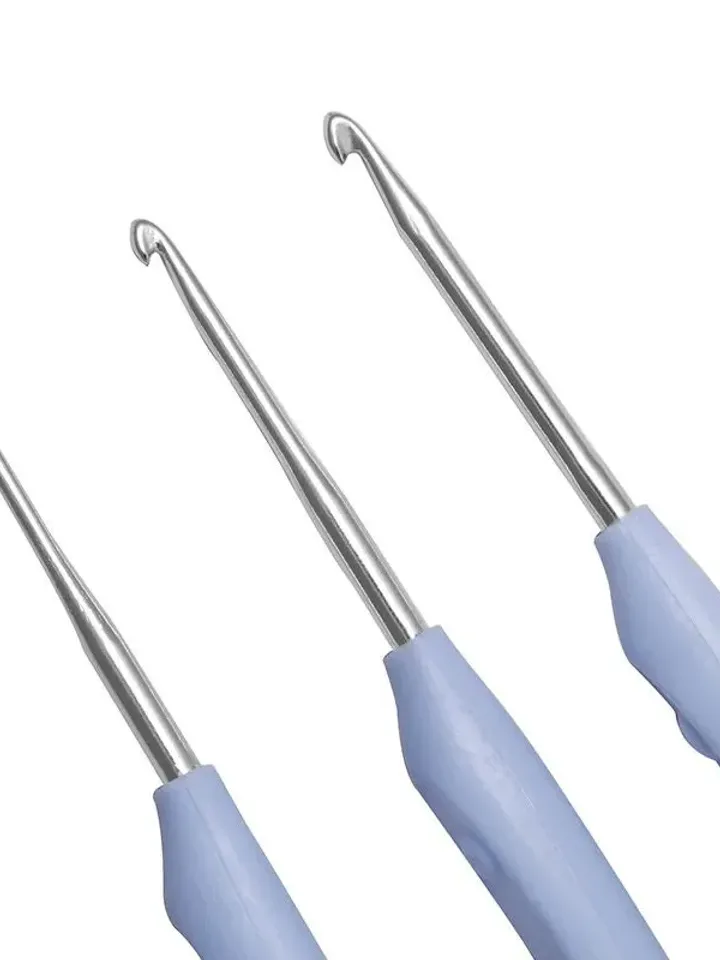 soft handle aluminum hook, SKC Crochet Hooks Stitches Knitting Needles Handicraft Hand Weave Tool DIY Sewing Accessories