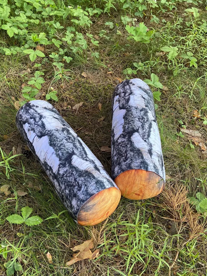 Tree log pillow / birch tree log / birch roll pillow/ Tree Log Bolster / birch tree cushion / birch log / wood pillow / woodland lover