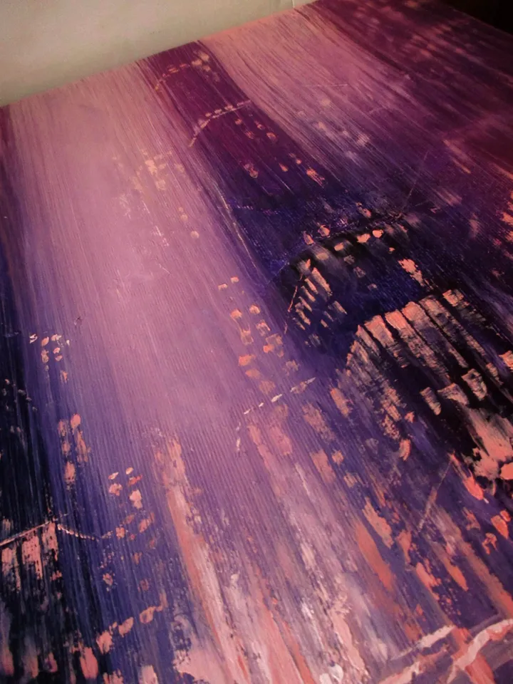 ORIGINAL OIL PAINTING on Canvas, Night City Original Painting Modern Original Art by "Walperion Paintings"