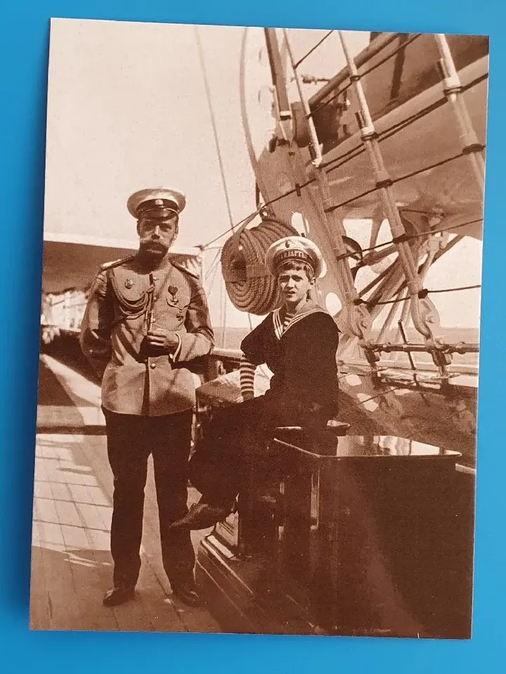 Nicholas II Romanov the last Russian Tsar and his family 12 postcards free shipping