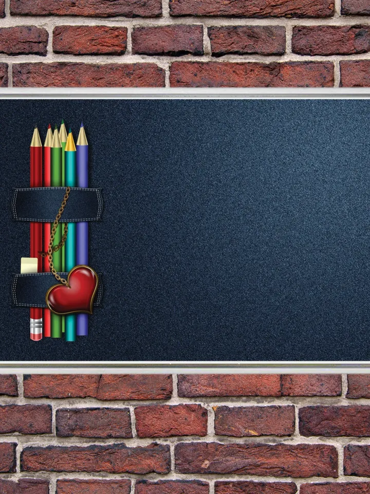 Pencil case Print on Canvas , Floating Frame Option, Modern Wall Art, Extra Large Canvas Wall Art