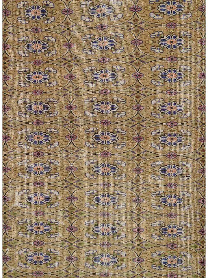 Add a touch of nature to your living room with this Natural Turkish Rug