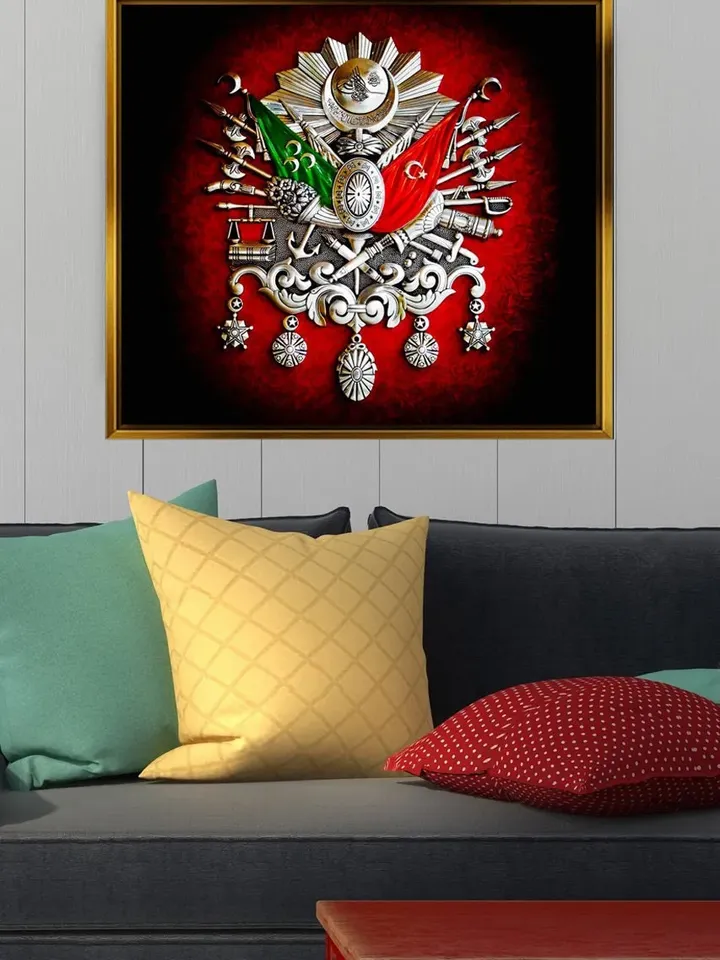 Ottoman Rigging Print on Canvas , Floating Frame Option, Modern Wall Art, Extra Large Canvas Wall Art
