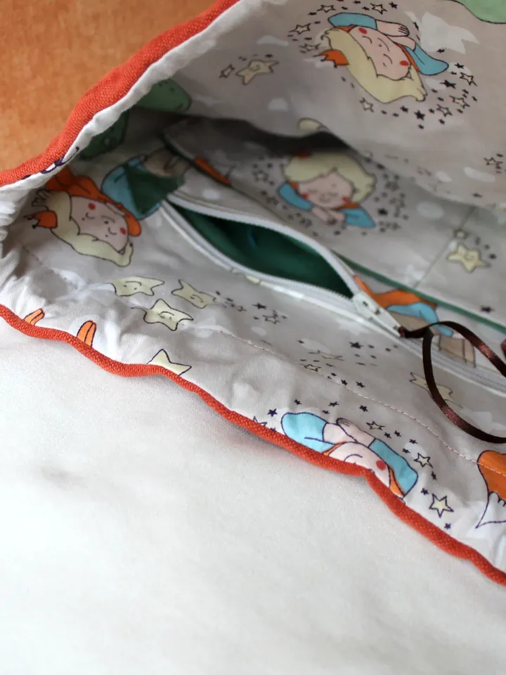 BACKPACK LITTLE FOX for her or him, personalized, original, premium quality