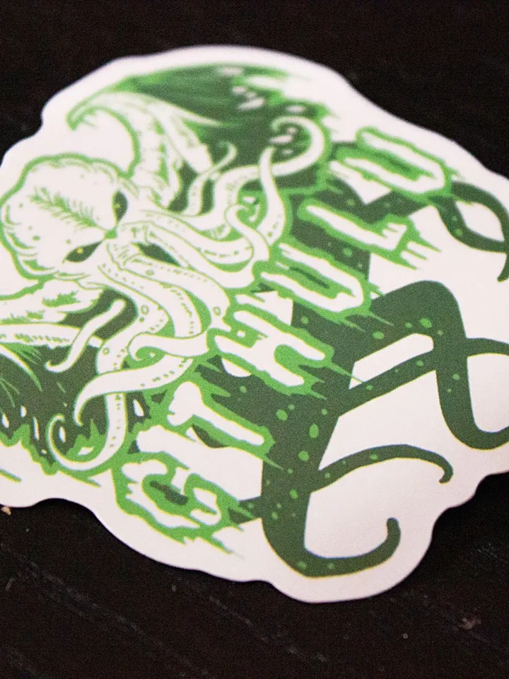 50 HP Lovecraft and Cthulhu Stickers | Fifty Unique Stickers, 2"x2" Sized, Party Gifts, Cosmic Horror Lover, Cthulhu Mythos, Call of Cthulhu