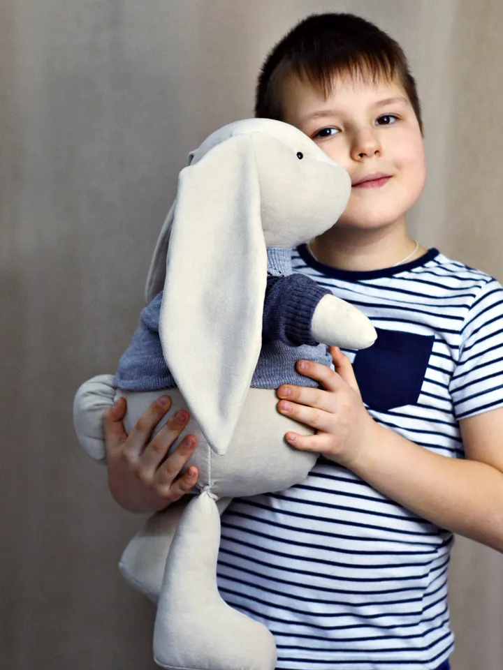 Big Bunny Stuffed Toy - Perfect for Interior Decoration|