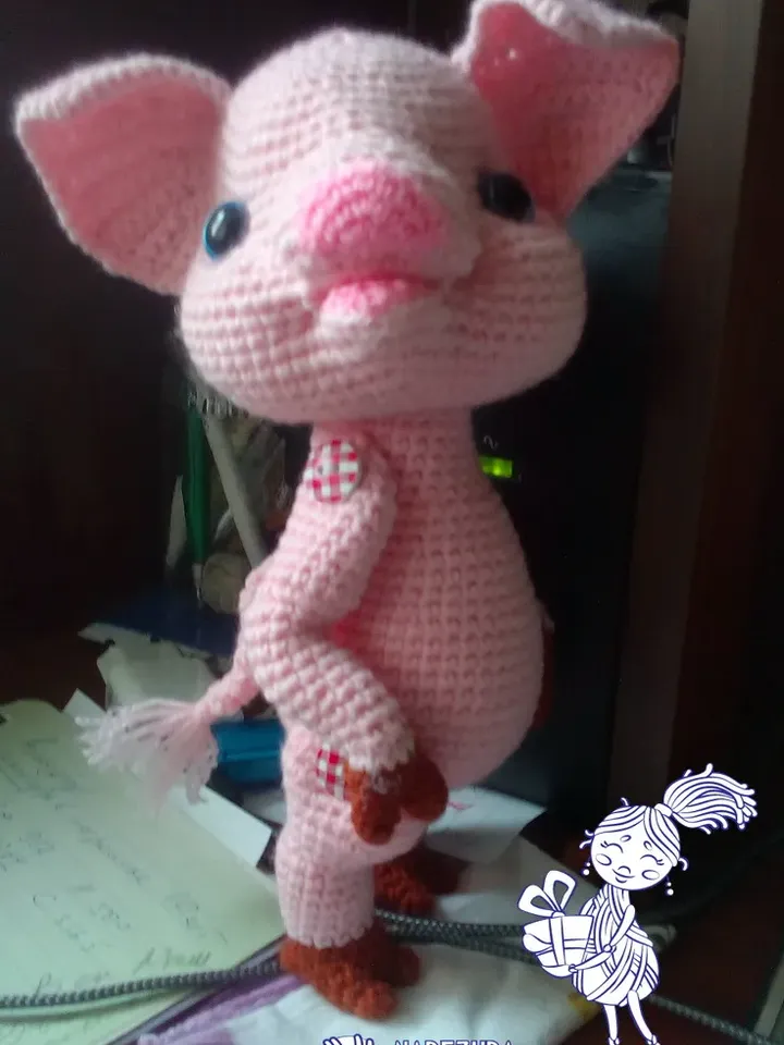 TUTORIAL: Charming PIGGY-TWIGGY crochet pattern*