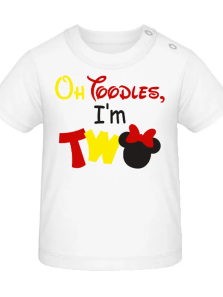 Oh Toodles I'm Two Minnie Birthday oh TWOdles 2nd  Birthday One digital design Cricut svg dxf eps png ipg pdf cut file
