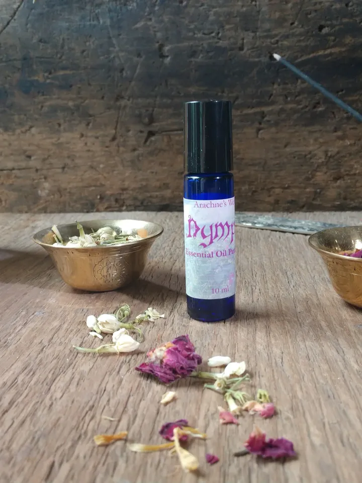Nymph Perfume, Essential Oil, Blended Essential Oil Perfume, Floral Scent, Witchy Perfume