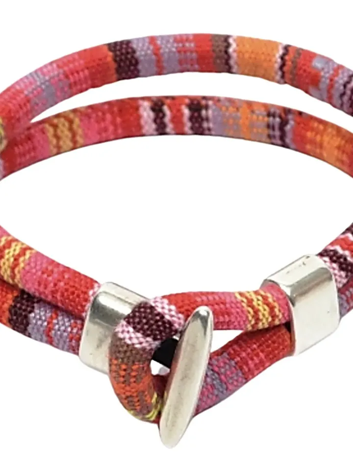LGBTQ Rainbow Bracelet, Pride Festival Bracelet, Ethnic Cotton Bracelet, LGBT Jewelry, LGBTQA+ jewelry, Rainbow Jewelry, Multicolor Bracelet
