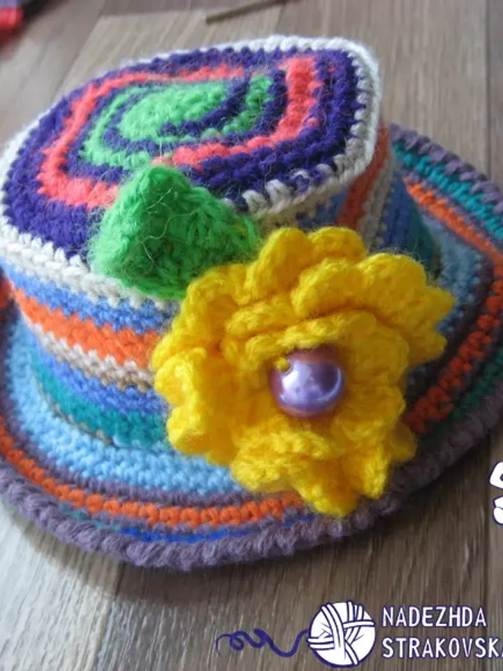 Tutorials: Mommy Cat and cute kittens in basket crochet pattern 3 in 1*