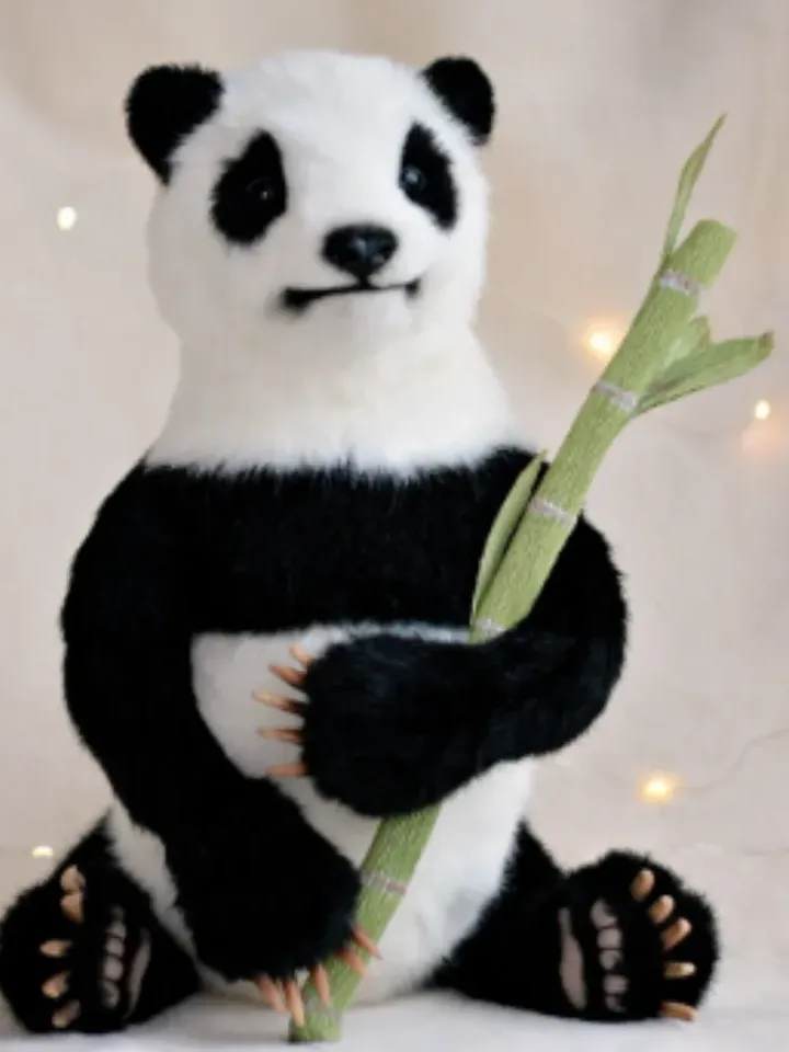 SEWING PATTERN Panda - Figure stuffed animal, Pattern PDF-Teddy bear, Teddy bear , Animal Pattern, Panda Bear