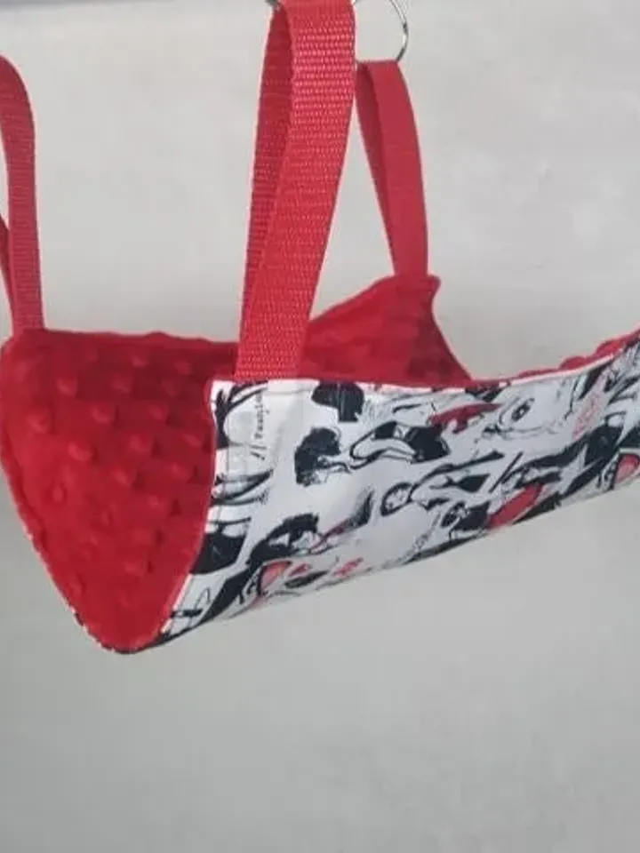 Chinchilla hammock set, ferret hammock set, guinea pig hammock set, guinea pig tunnel, rat cage accessories, guinea pig bed