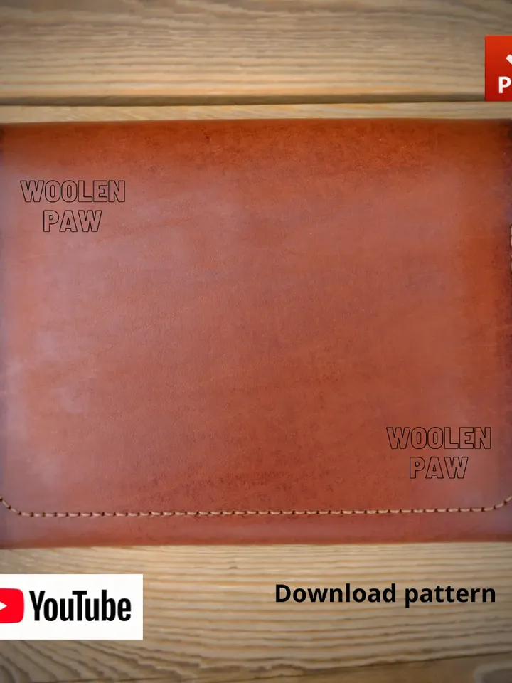 PDF download pattern to make a leather iPad /Samsung tablet case !!! FLD4