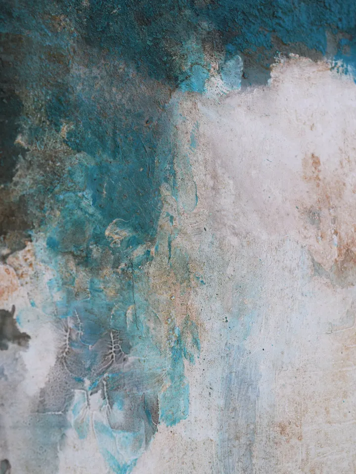 Turquoise White Abstract Painting, White Textured Painting, Extra Large Wall Art abstract, Acrylic Textured Painting, Romantic Painting