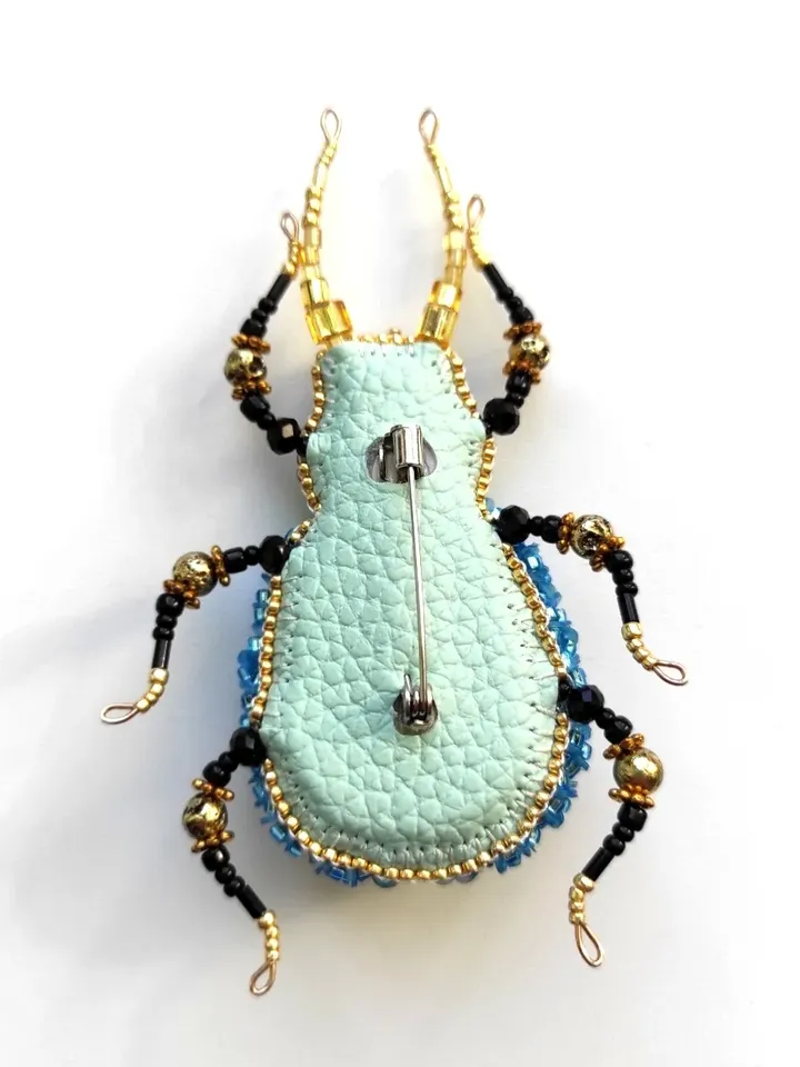 Beaded insect brooch, insect pin, mooth brooch, butterfly brooch, bug pin, bee brooch, bug brooch, insects, madam toto