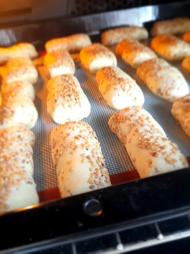 Sesame Finger Cookies | Handmade Sweet Cookies with Sesame