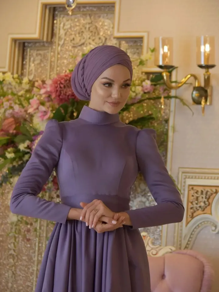 AHUNARE HIJAB - Wedding Dress, Muslim Evening Gown, Nikah, Islamic Wedding, Engagement, Bridesmaid