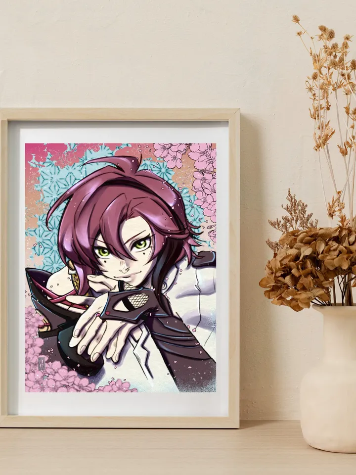 Heizou | Genshin Impact Anemo Druck/Poster Matt | Shikanoin Heizou Genshin | A4 Größe (210 x 297mm, 8,3 x 11,7 Zoll)