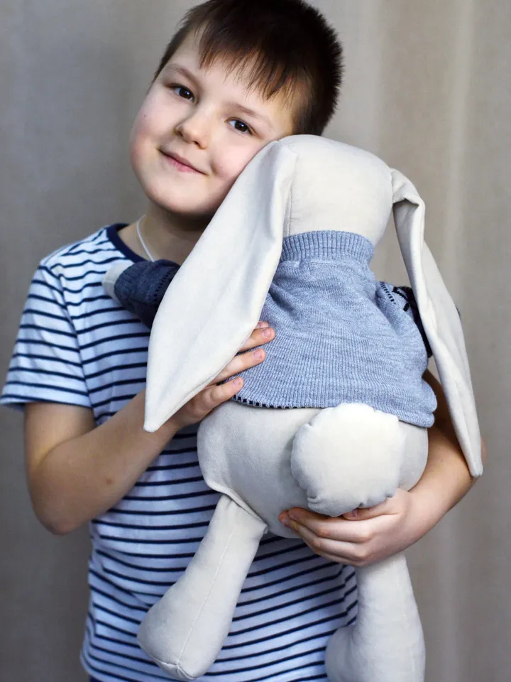 Big Bunny Stuffed Toy - Perfect for Interior Decoration|