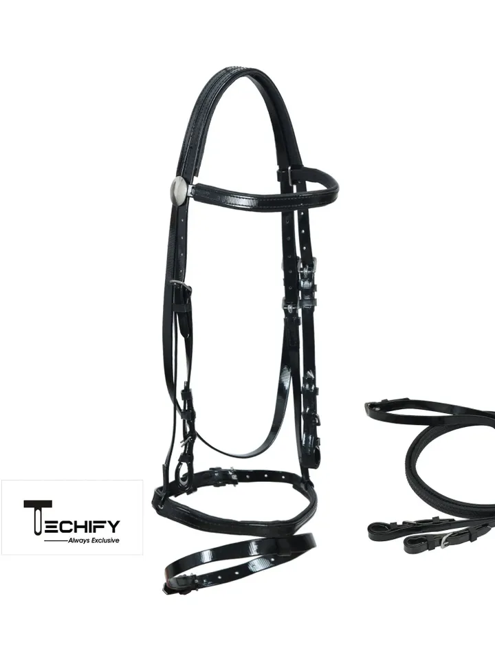 Horse Bridle Dressage tack for All-Weather Riding waterproof Durable