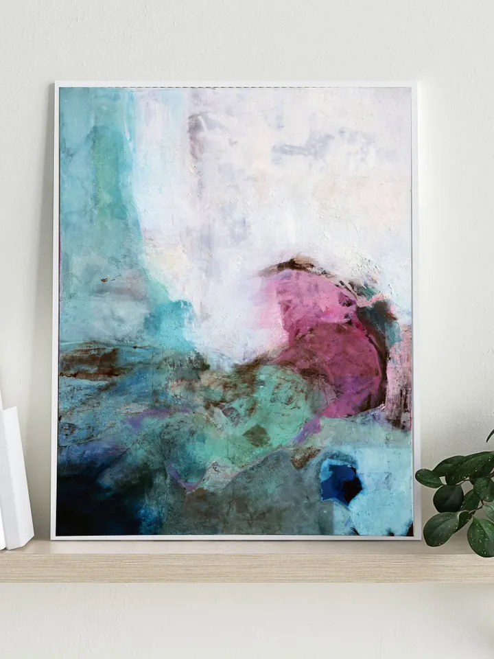 Abstract Brush strokes, Extra Large Wall Art abstract, Landscape Painting, Home Decor, abstract wall art, Canvas Print, Painting Print