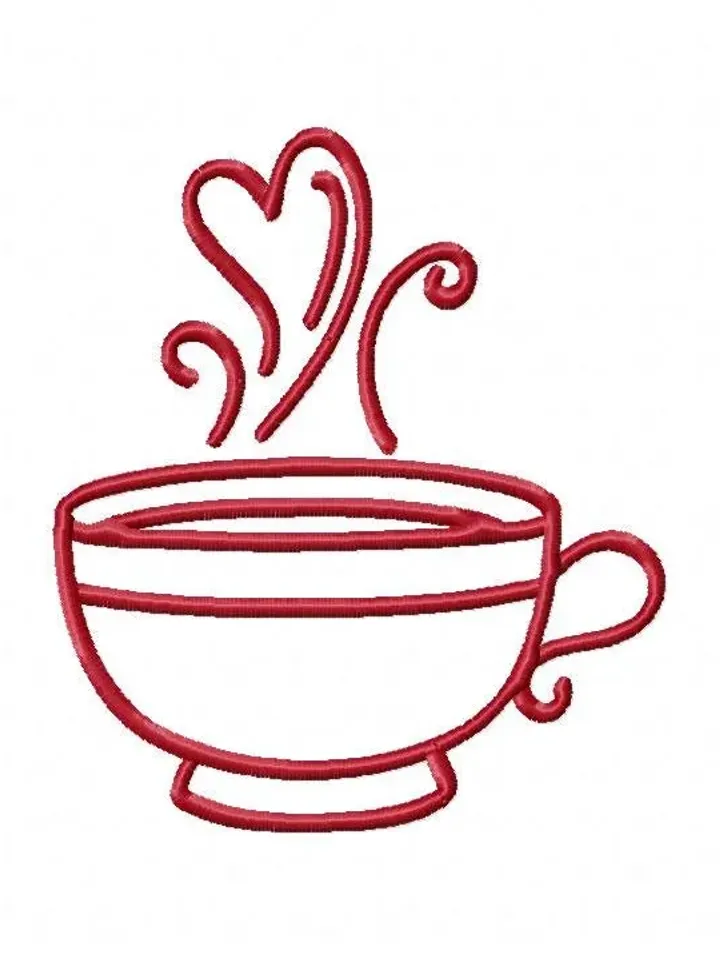 Valentine Doodles Embroidery Design Pack 3,Instant Download,Applique Design,digital file,Love Coffee Mail Photograph,Male Symbol,Mwah Lips