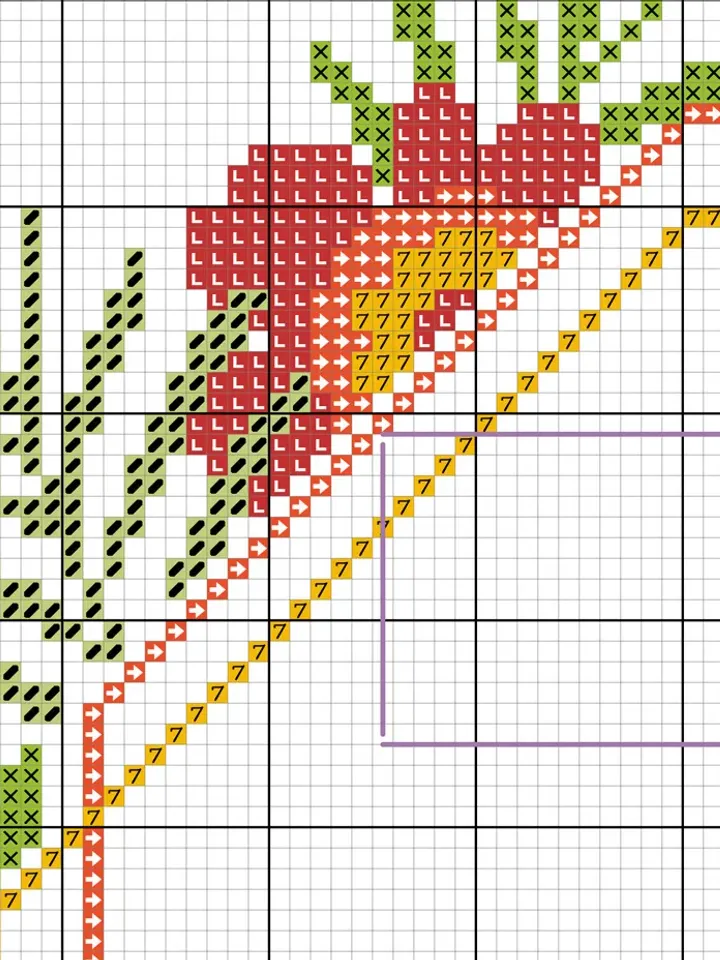 DIY. Wedding announcement cross stitch pattern. Flower frame cross stitch.