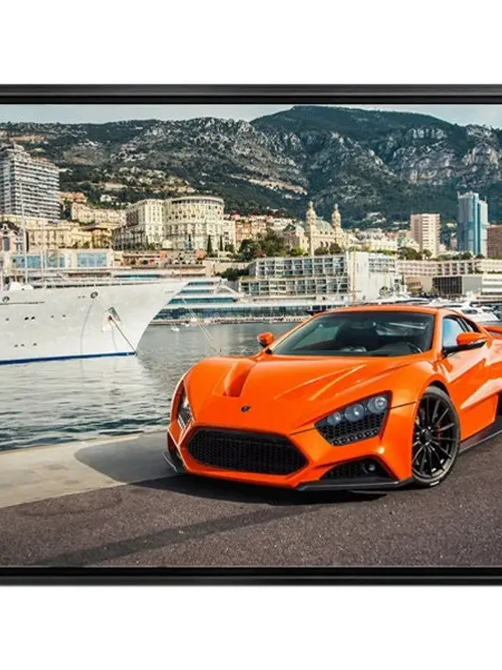 Sport Car picture Print on Canvas , Floating Frame Option, Modern Wall Art, Extra Large Canvas Wall Art
