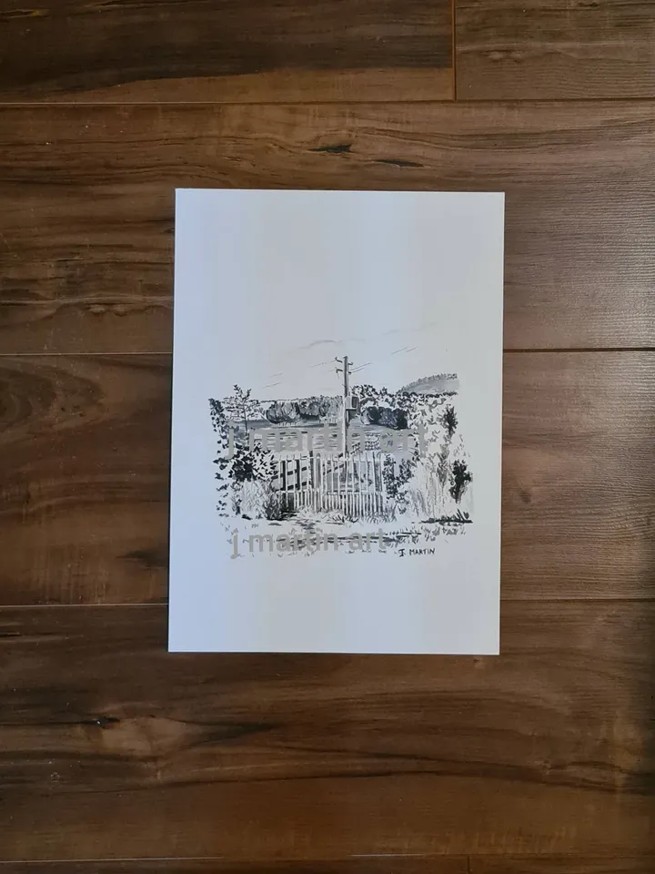 The Old Gate, Kilternan, Dublin, unmounted, unframed