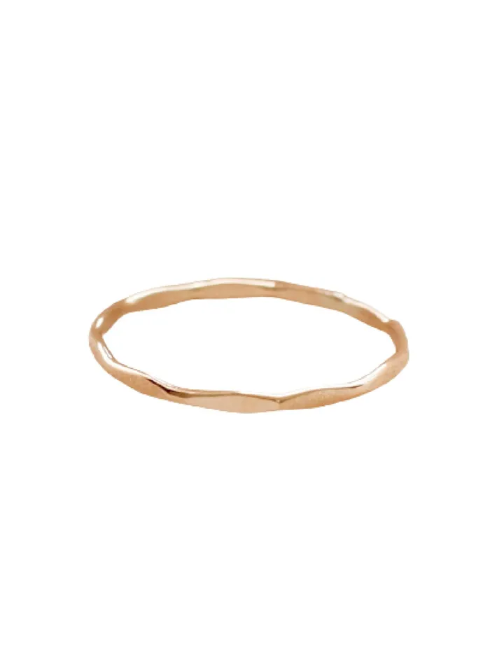 Thin Gold Toe Ring