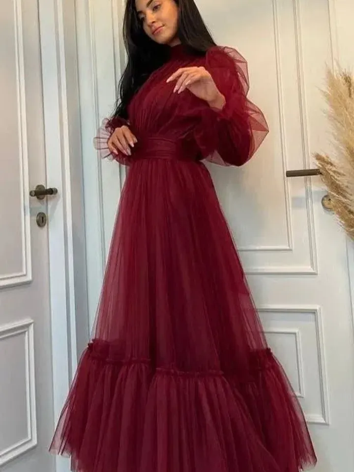 AHUNARE HIJAB - Wedding Dress, Muslim Evening Gown, Nikah, Islamic Wedding, Engagement, Bridesmaid